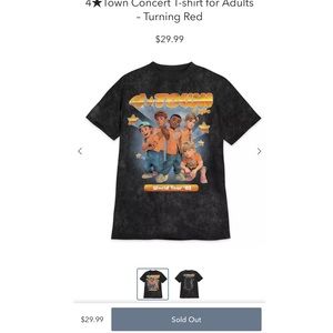 Disney Turning Red 4Town World Tour T-shirt